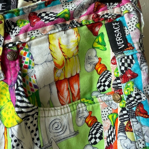 Vintage Versace Jeans Vintage Skinny Leg Mom Jeans Size 31 - Picture 5 of 9